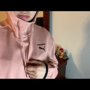Puma salmon pink sweater (:
